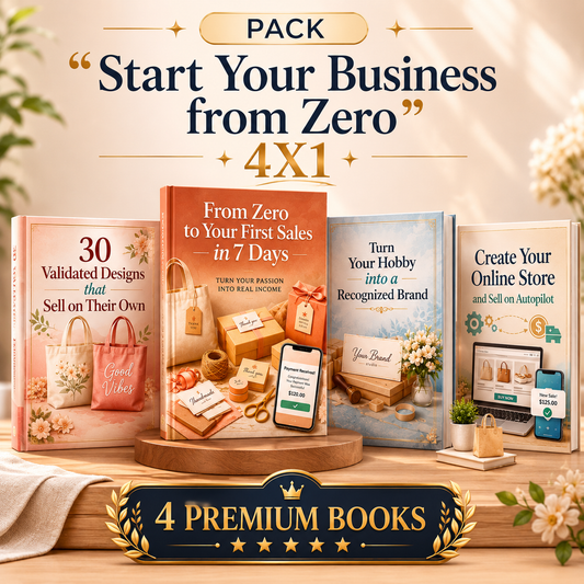 Start Your Business from Zero” 4x1 Pack