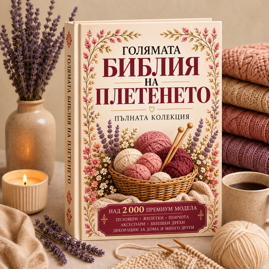 🇧🇬 Голямата библия за плетене с две игли